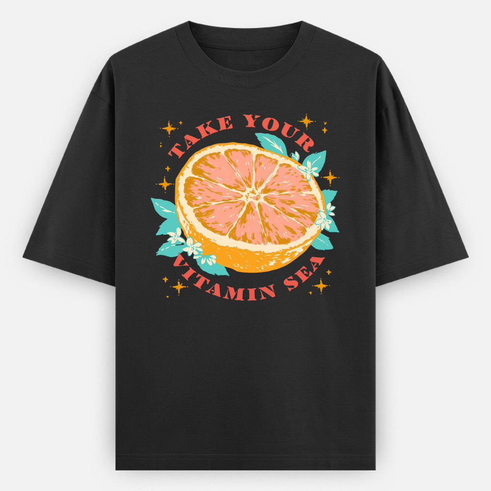 Orange Oversized T-shirt