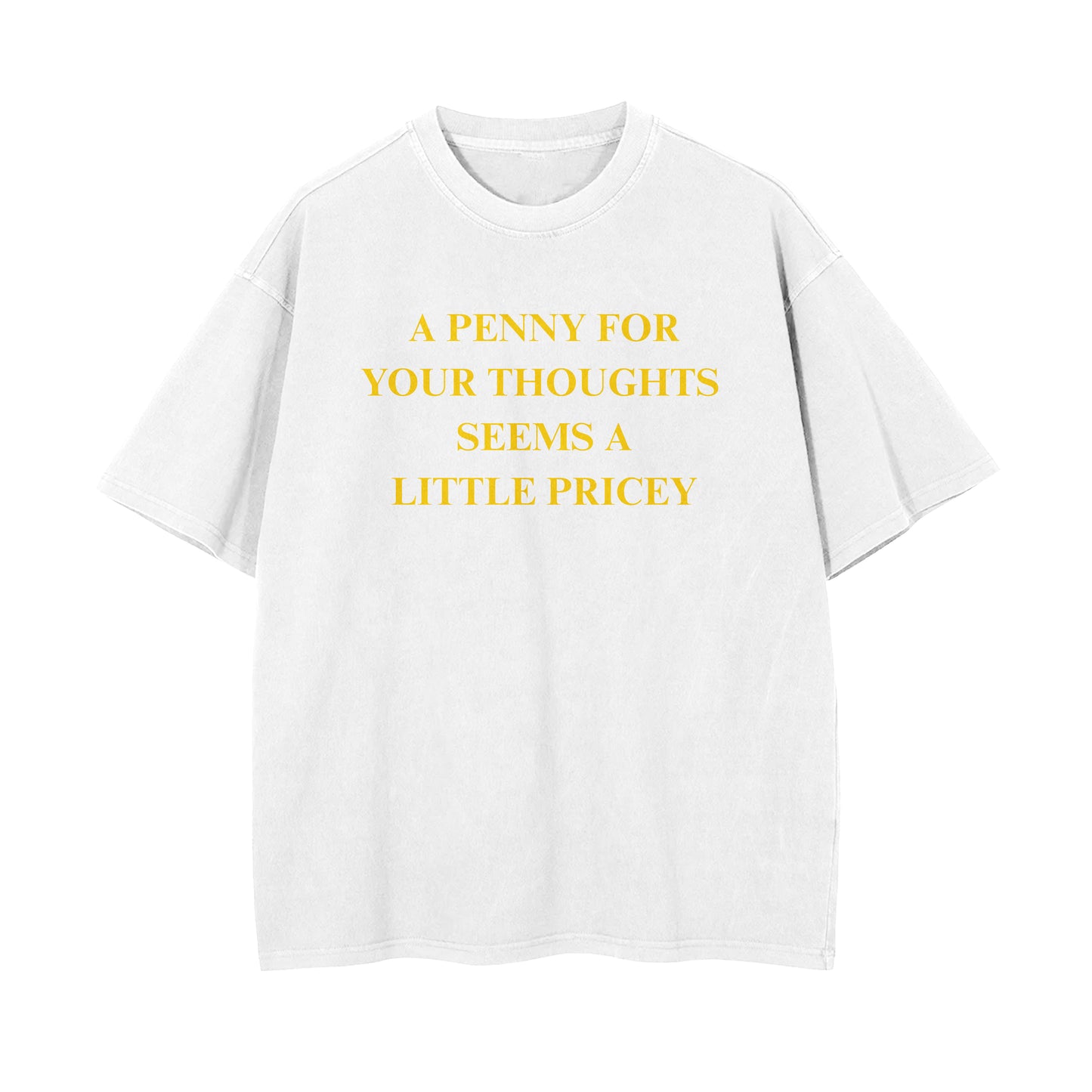 Penny For Your Thoughts Oversized T-shirt