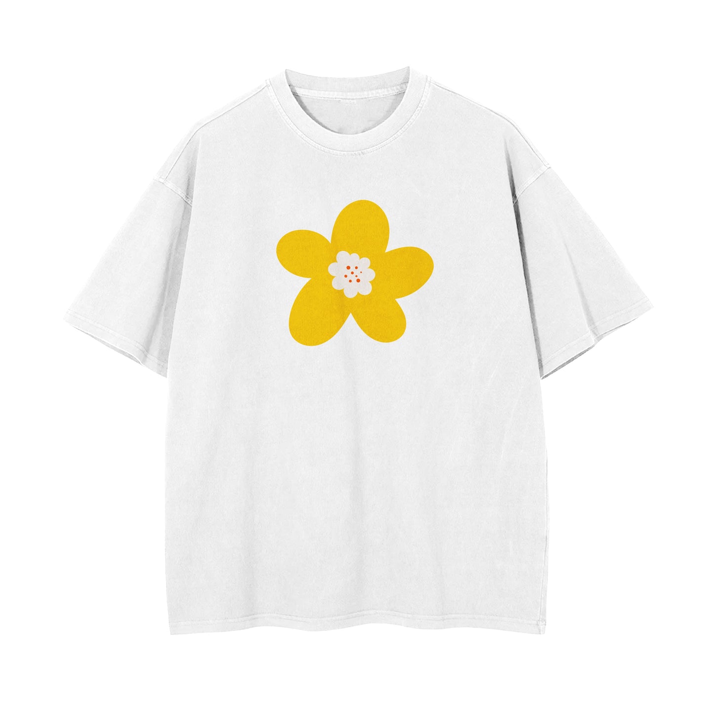 Groovy Flower Oversized T-Shirt