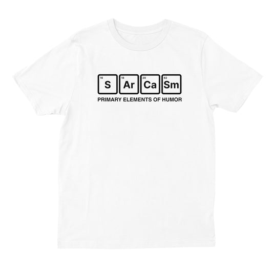 sarcasm t shirt white