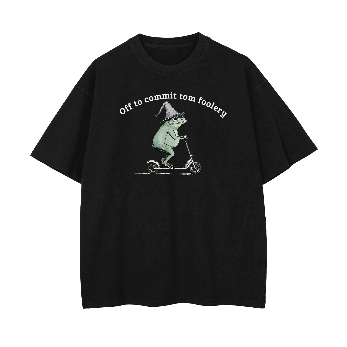 Tomfoolery Oversized T-shirt - Black