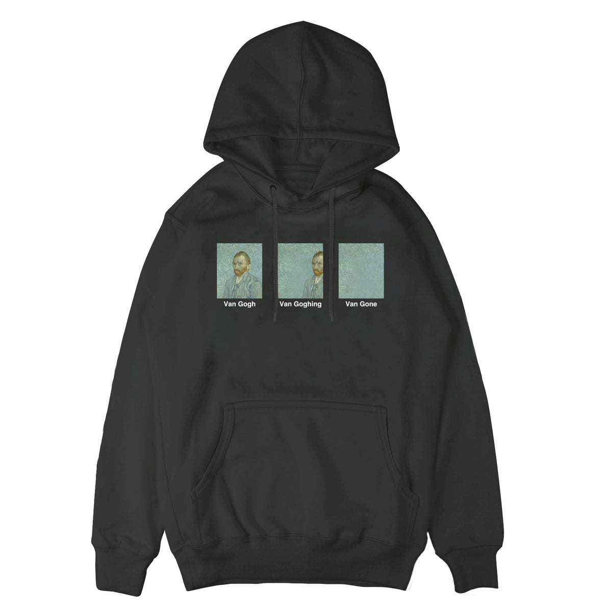 Van Gogh Van Goghing Van Gone Hoodie - Black