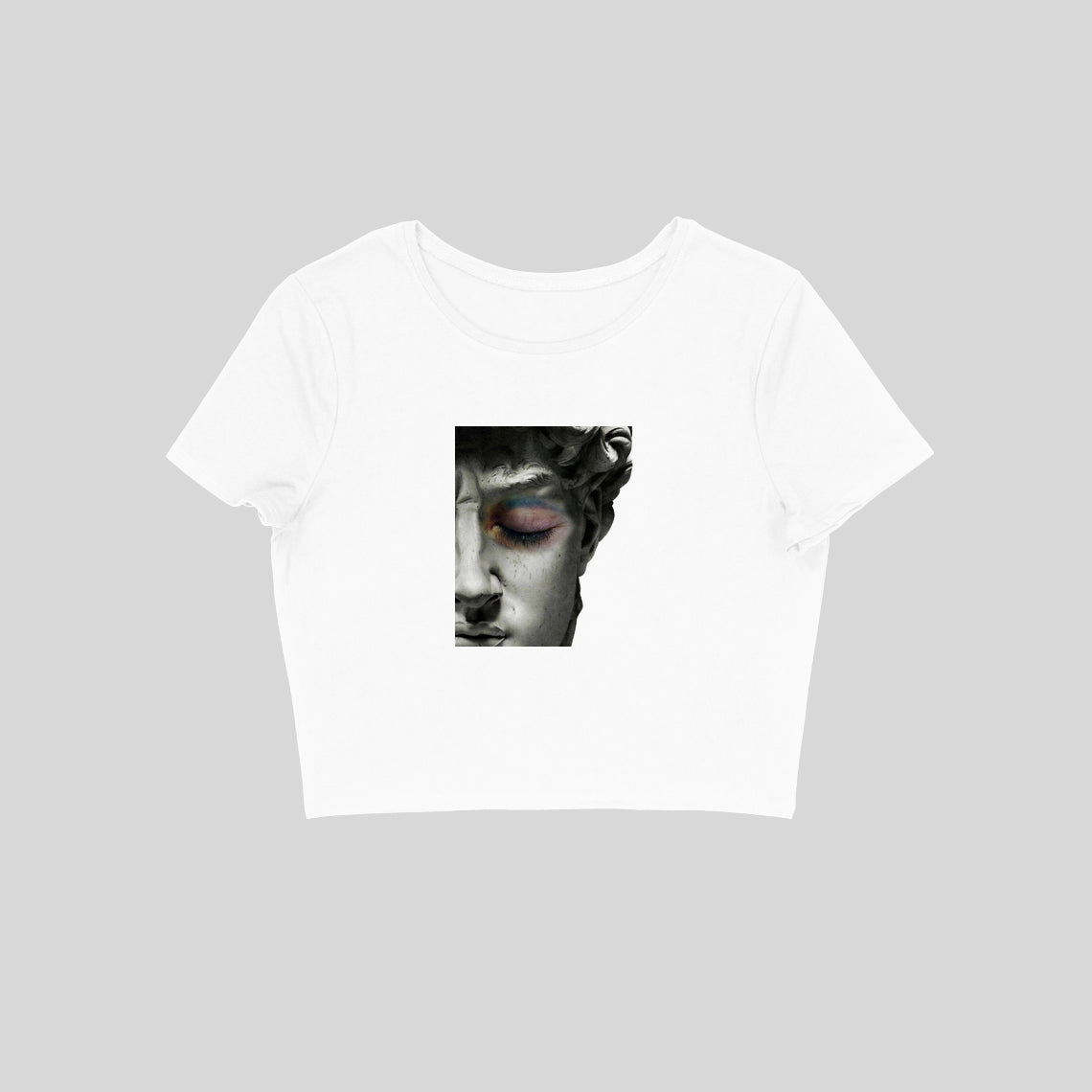 Greek Deep Thinker Crop Top - Provoke India