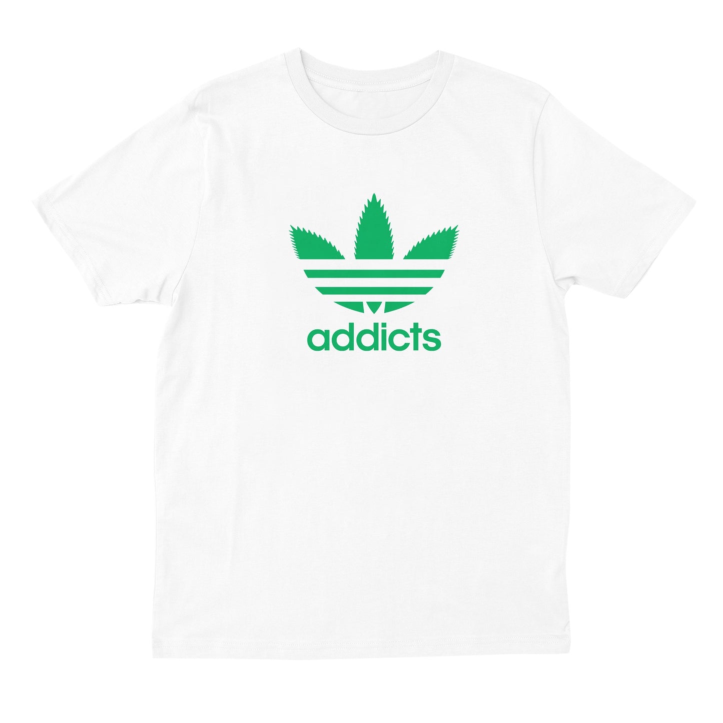 weed t shirt - white
