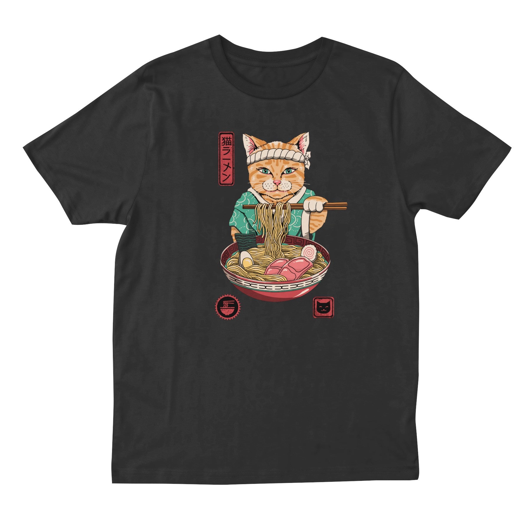 neko ramen cat t shirt