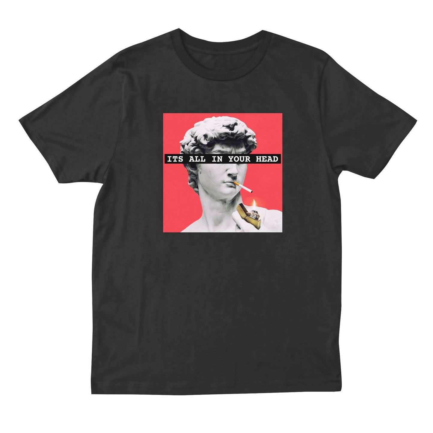 greek god tshirt - black