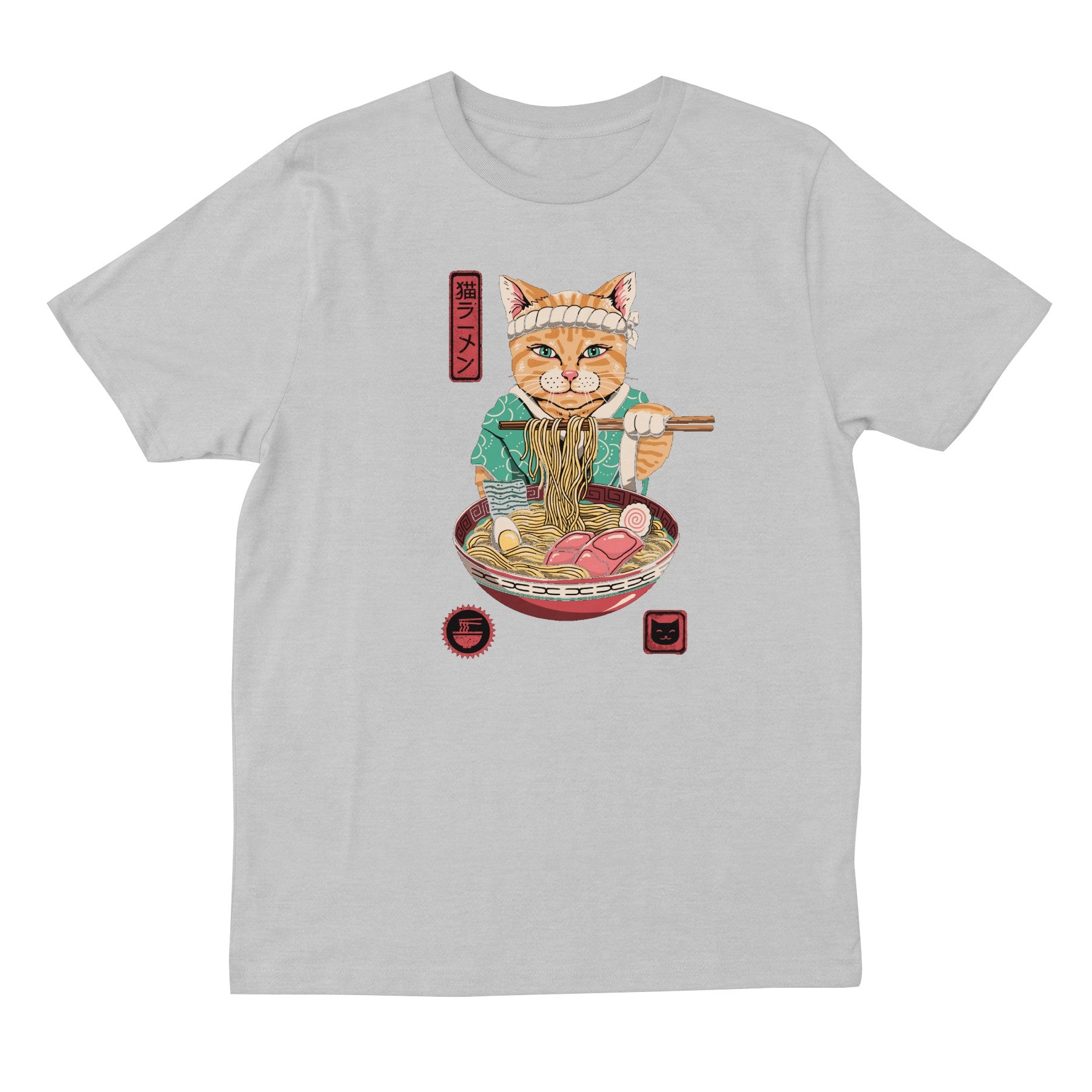 neko ramen cat t shirt