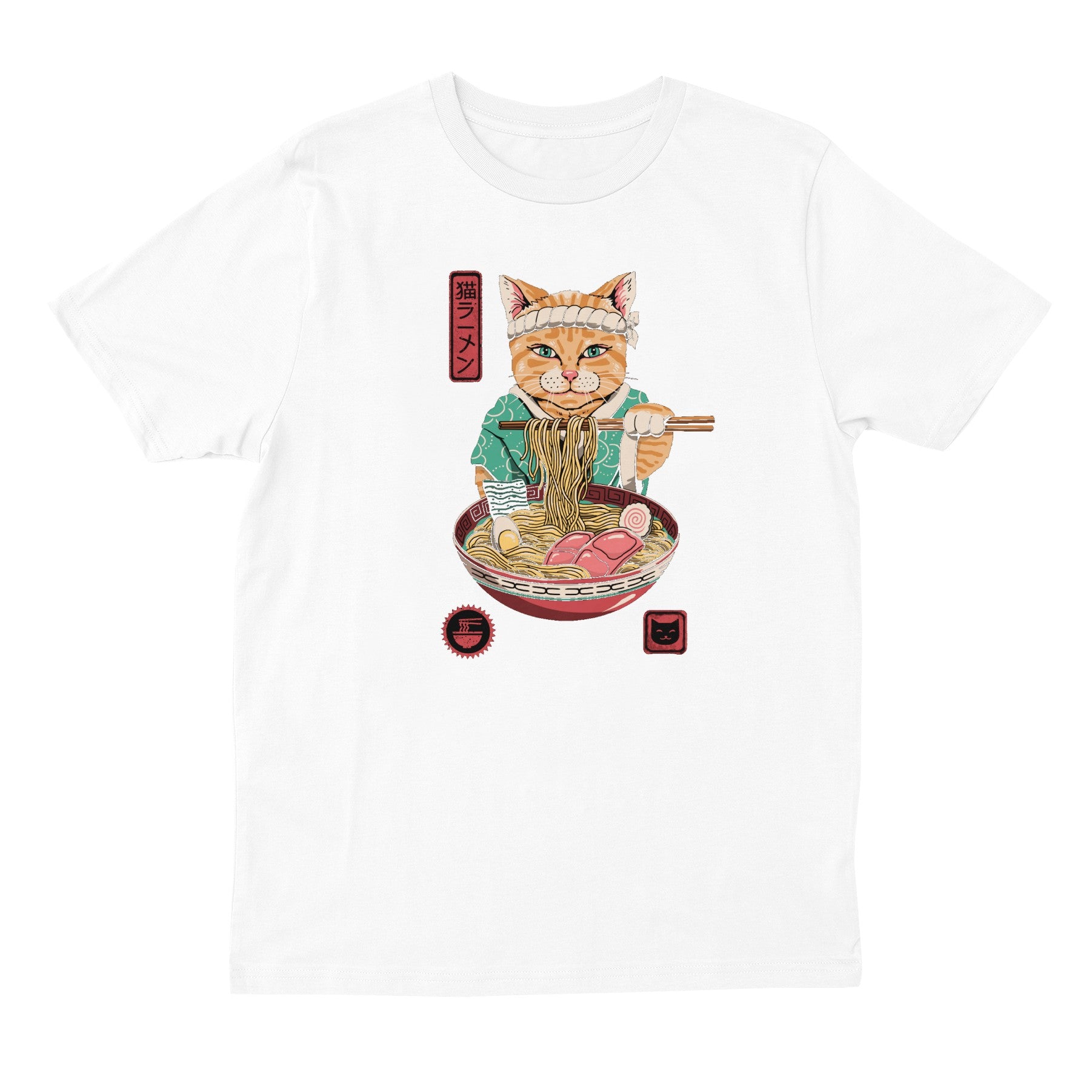 neko ramen cat t shirt