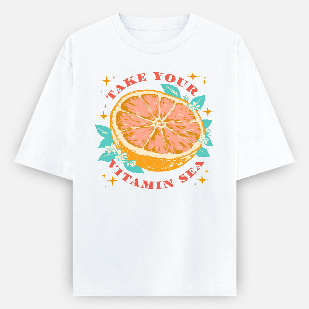 Orange Oversized T-shirt