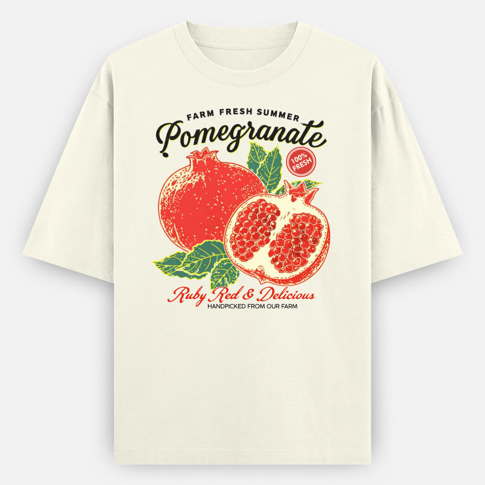 Pomegranate Oversized T-shirt
