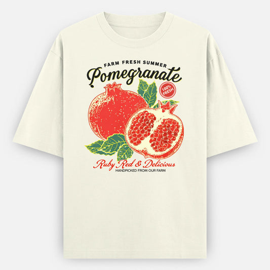 Pomegranate Oversized T-shirt