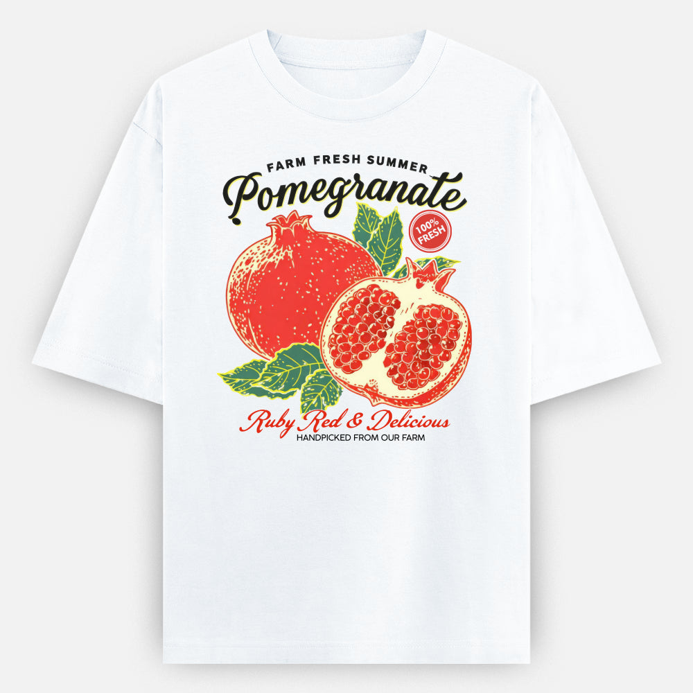 Pomegranate Oversized T-shirt