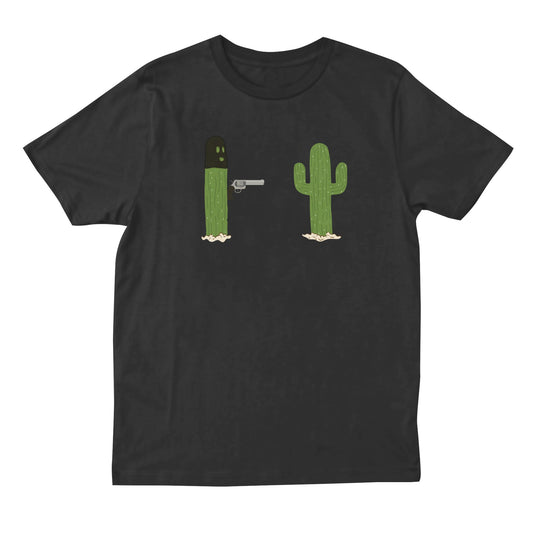 cacti hands up t shirt - black