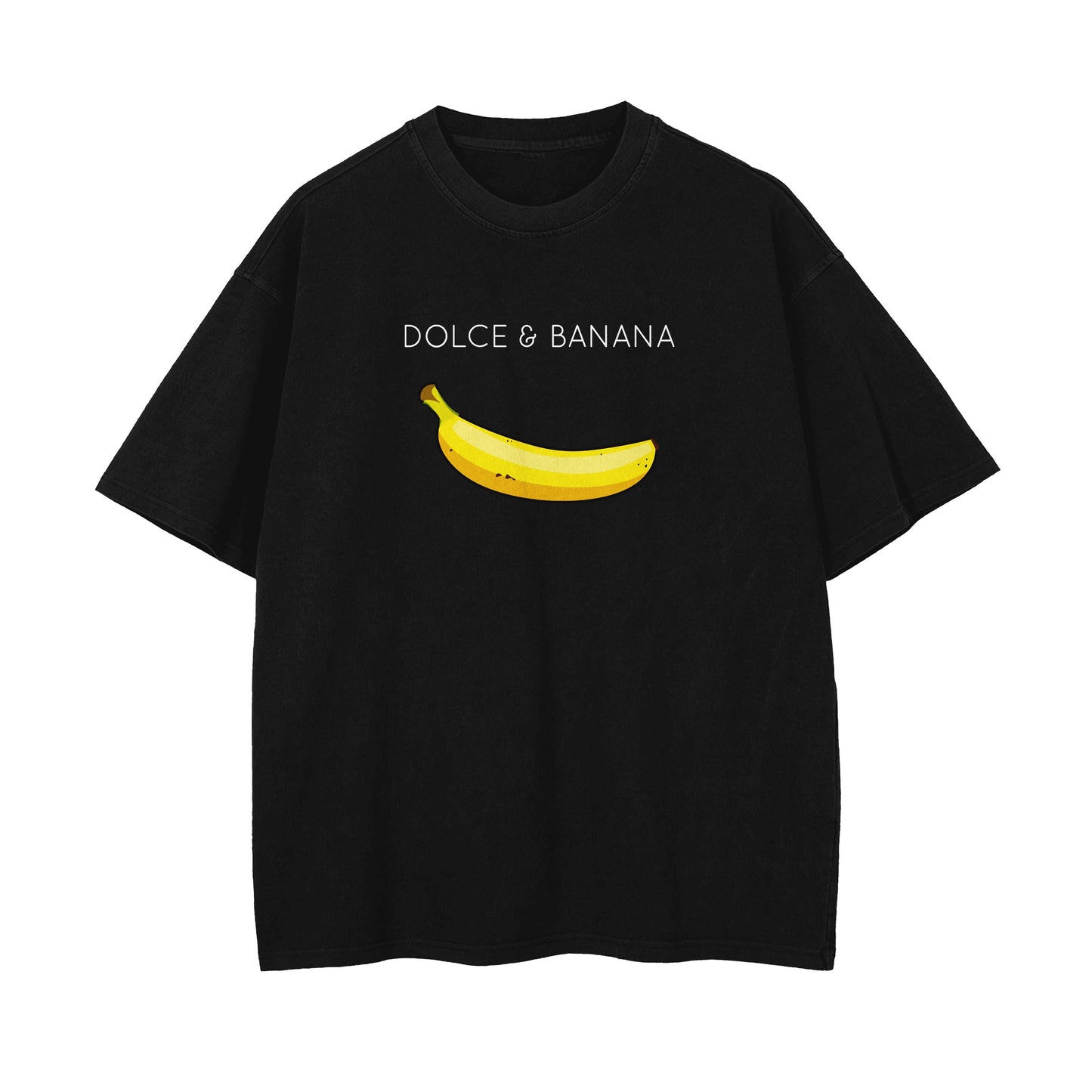 Dolce & Banana Oversized T-shirt - Black