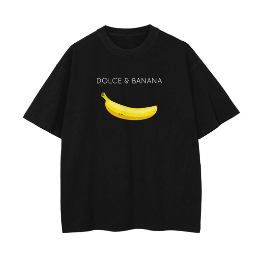 Dolce & Banana Oversized T-shirt - Black