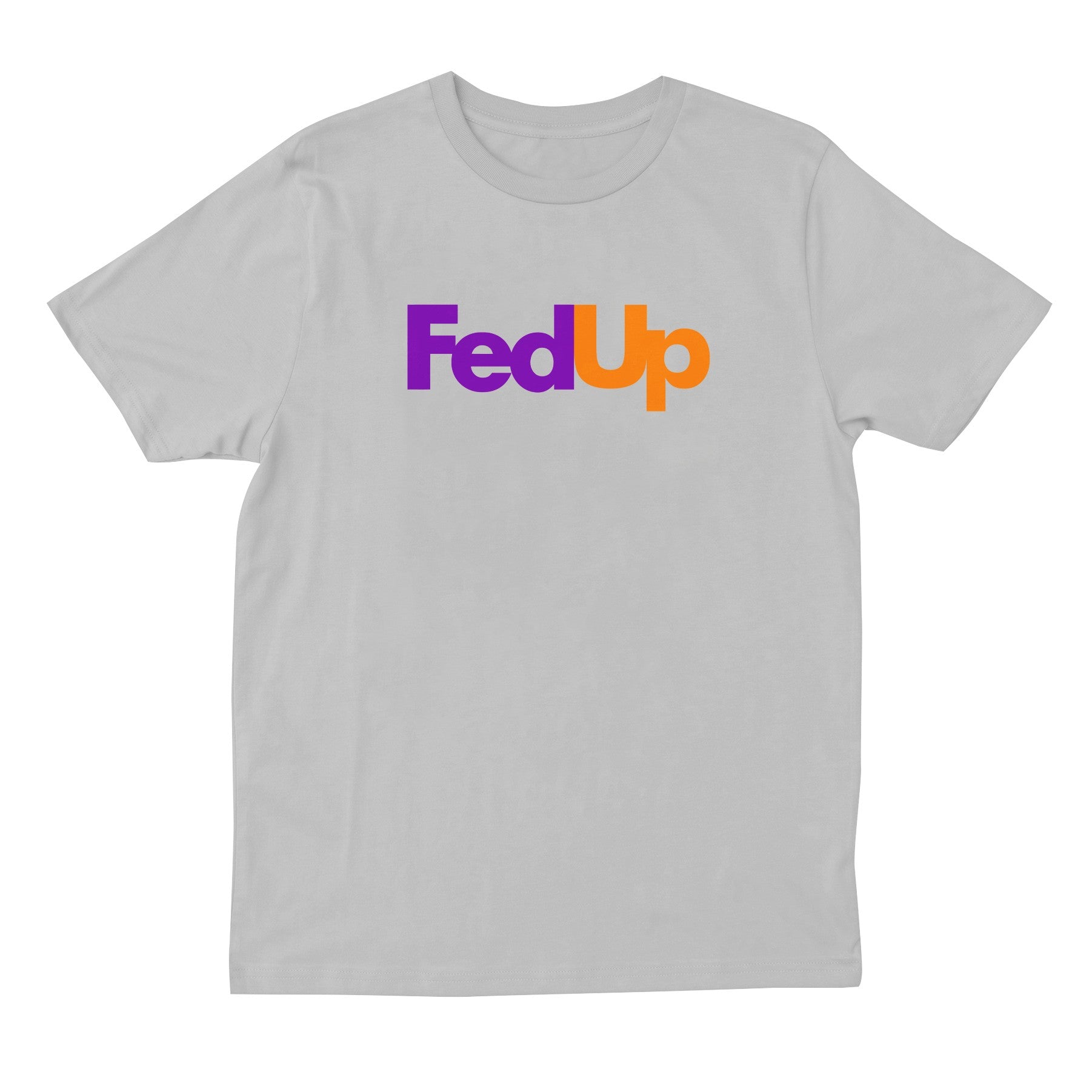 Fed Up T-shirt - Melange Grey