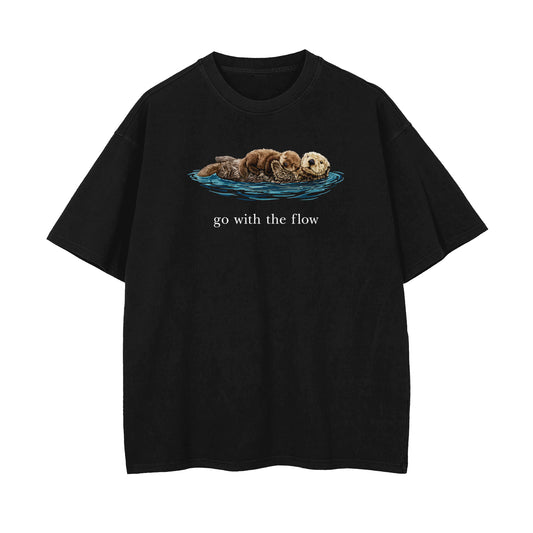 Go With The Flow Oversized T-Shirt