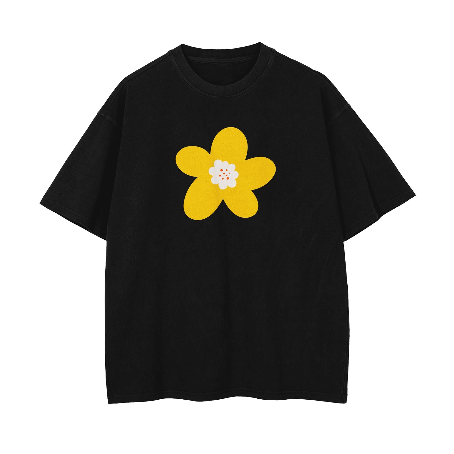 Groovy Flower Oversized T-Shirt