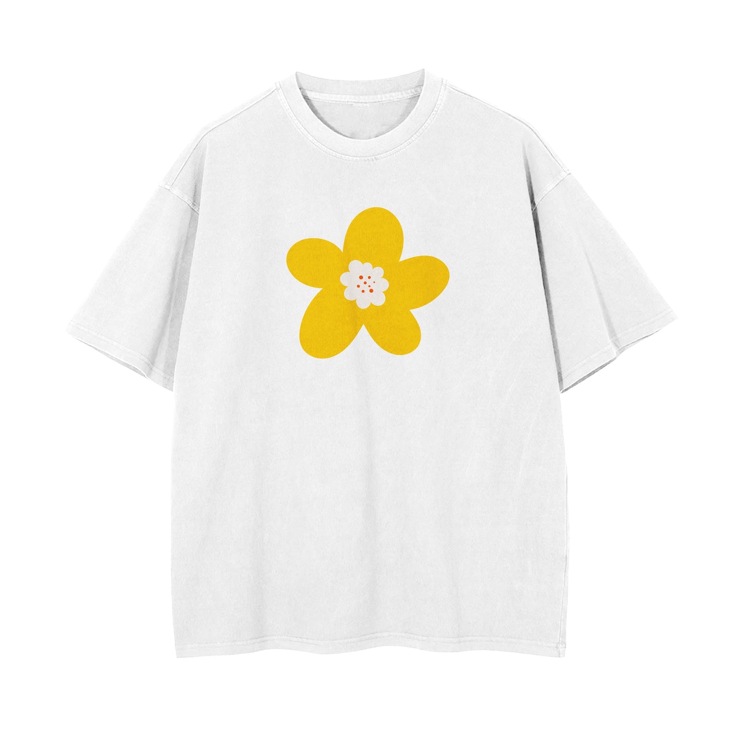 Groovy Flower Oversized T-Shirt