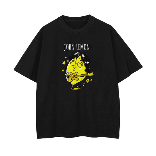 John Lemon Oversized T-shirt - Black
