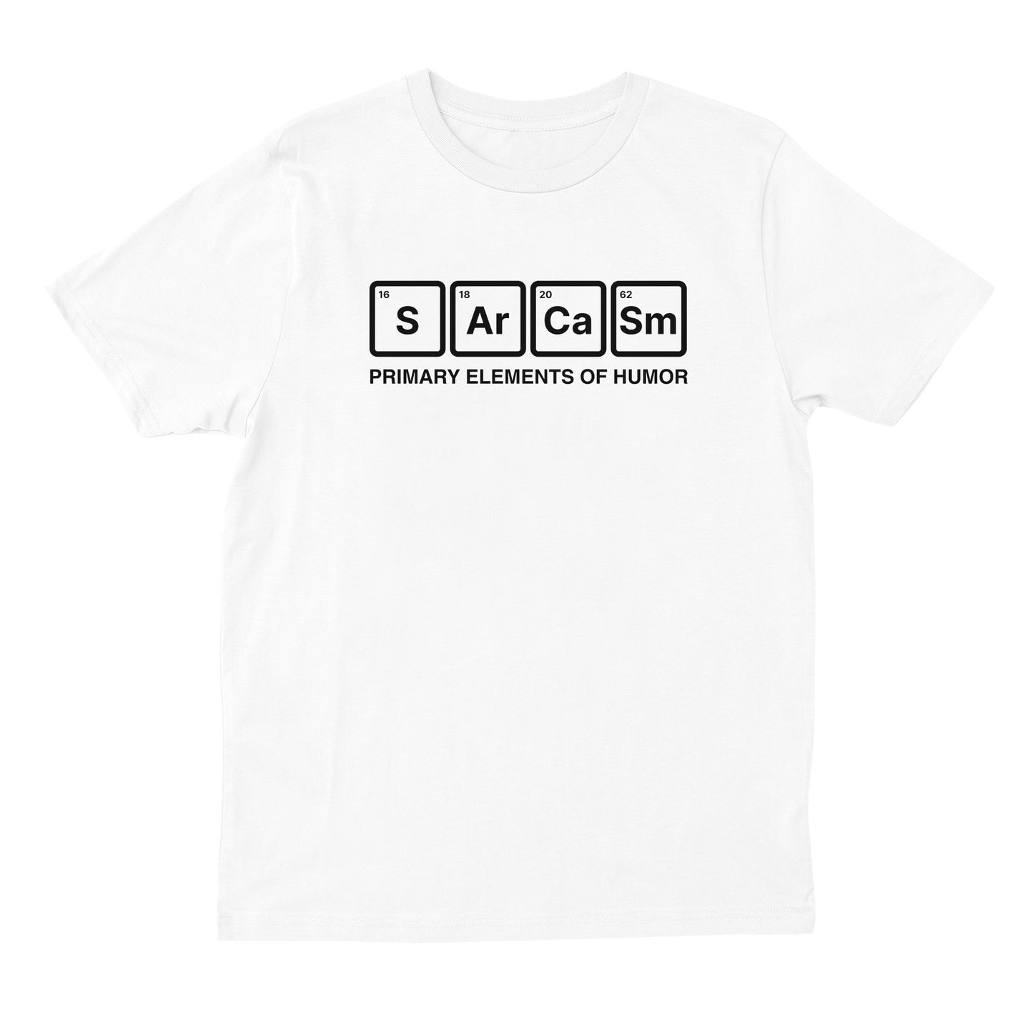 sarcasm t shirt white