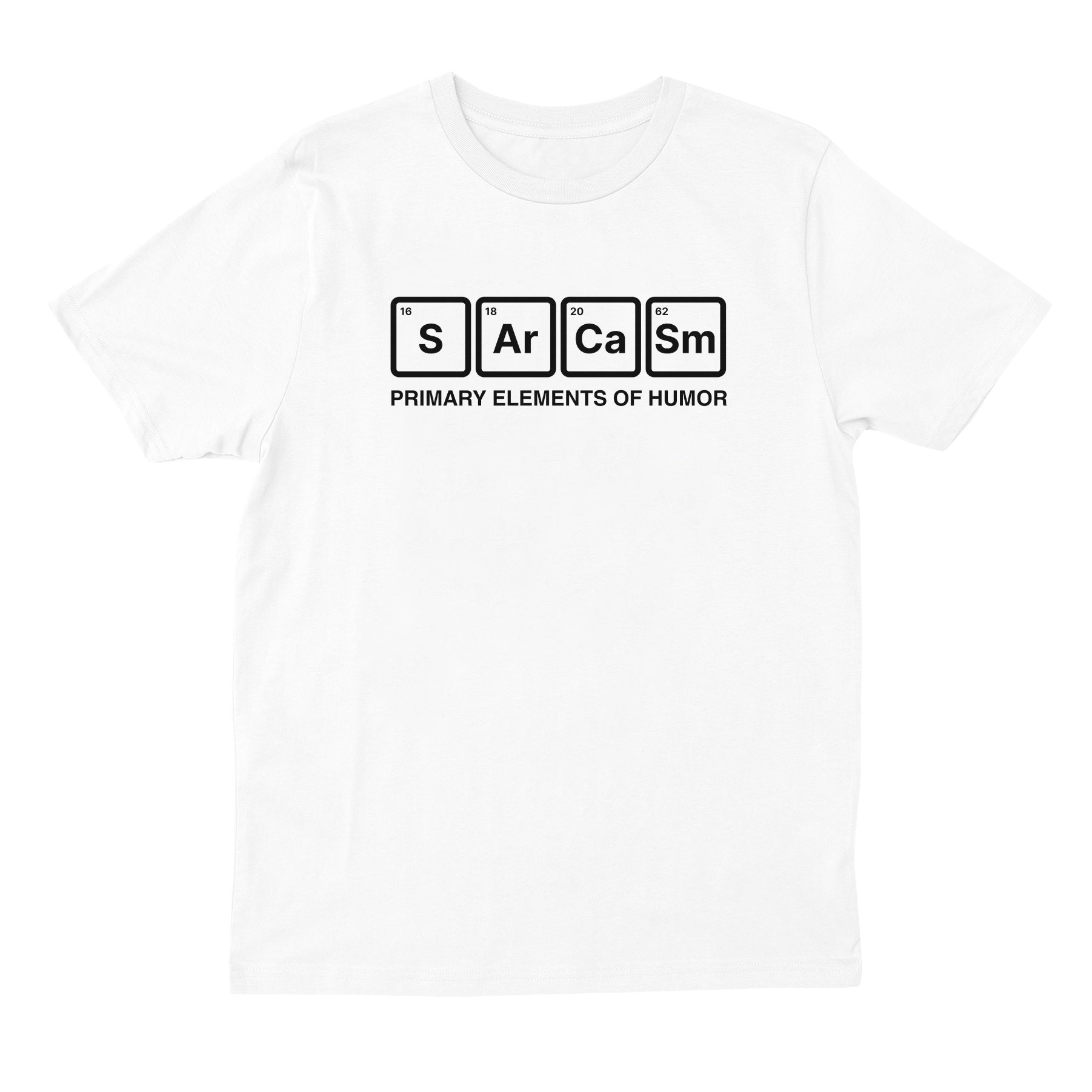 sarcasm t shirt white