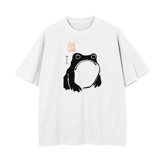 Unimpressed Frog Oversized T-shirt