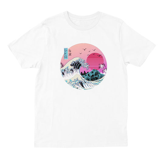 Great Wave Off Kanagawa Retro T-Shirt