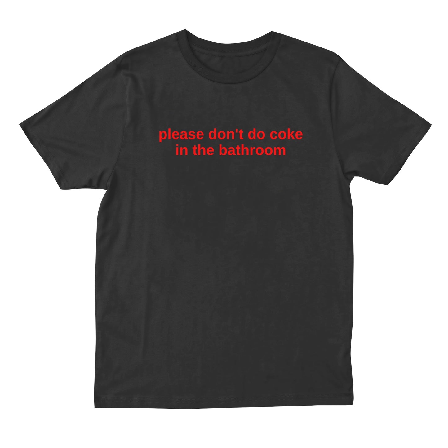 Please Don't Do Coke in The Bathroom T-shirt