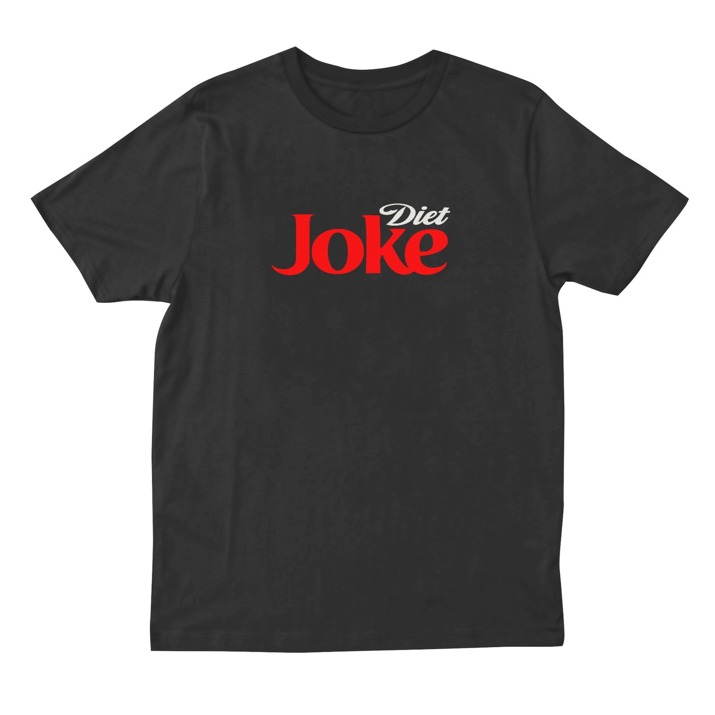 diet joke t shirt - black