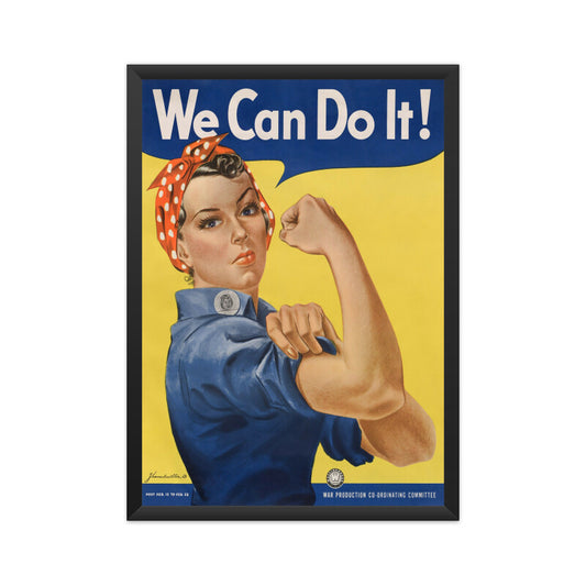 we can do it poster
