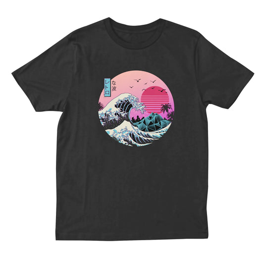 Great Wave Off Kanagawa Retro T-Shirt